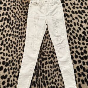 Levi's White Skinny Jeans for Women